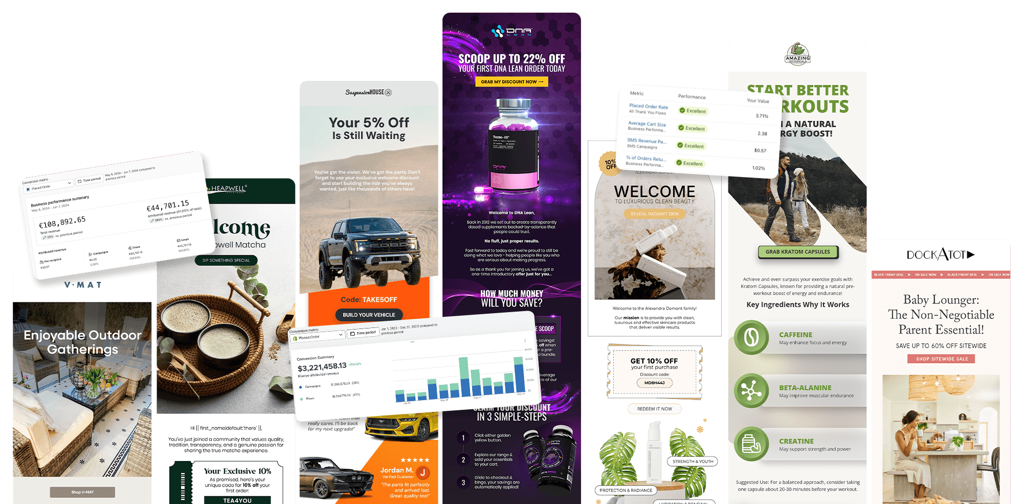 Marketing dashboards background